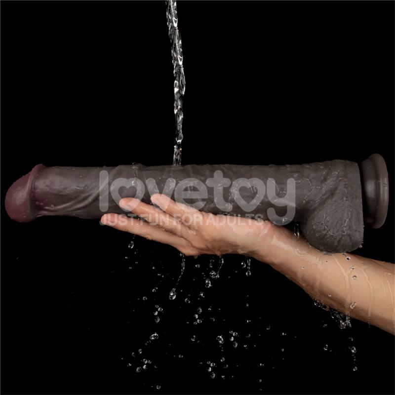 Dildo Dual Layered Articulable XXL 14.5 - Imagen 10