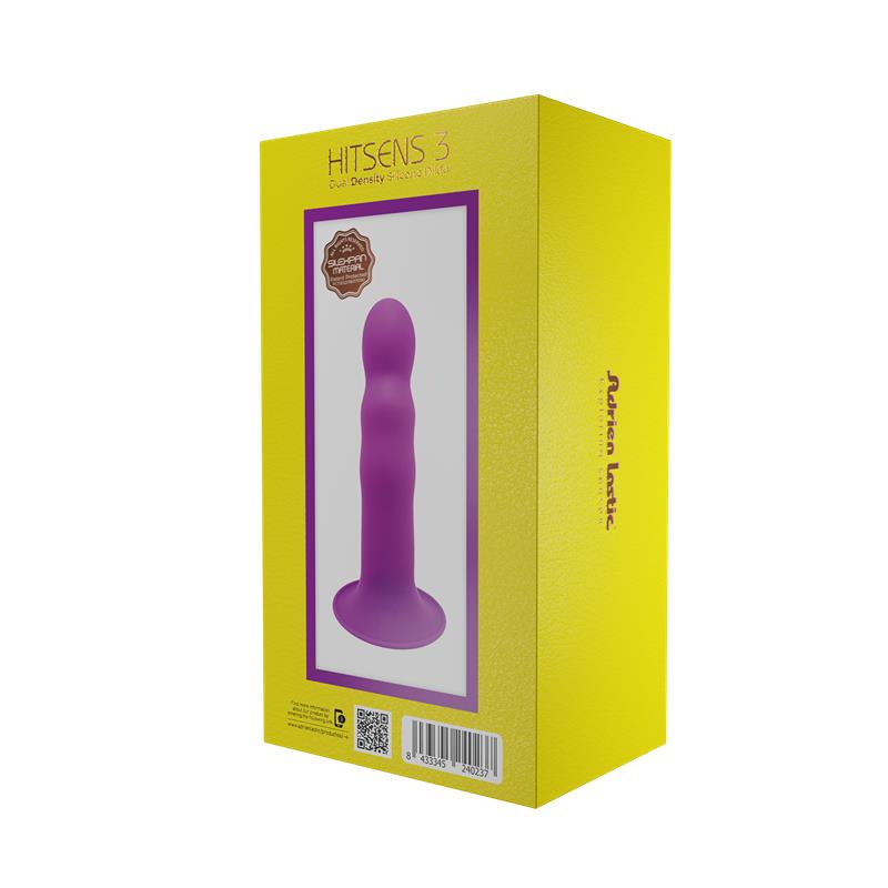 Dildo Hitsens 3 Doble Densidad Purpura - Imagen 5