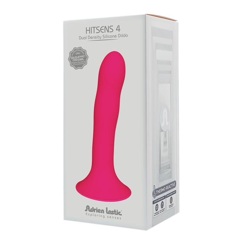 Dildo Hitsens 4 Doble Densidad Rosa - Imagen 3