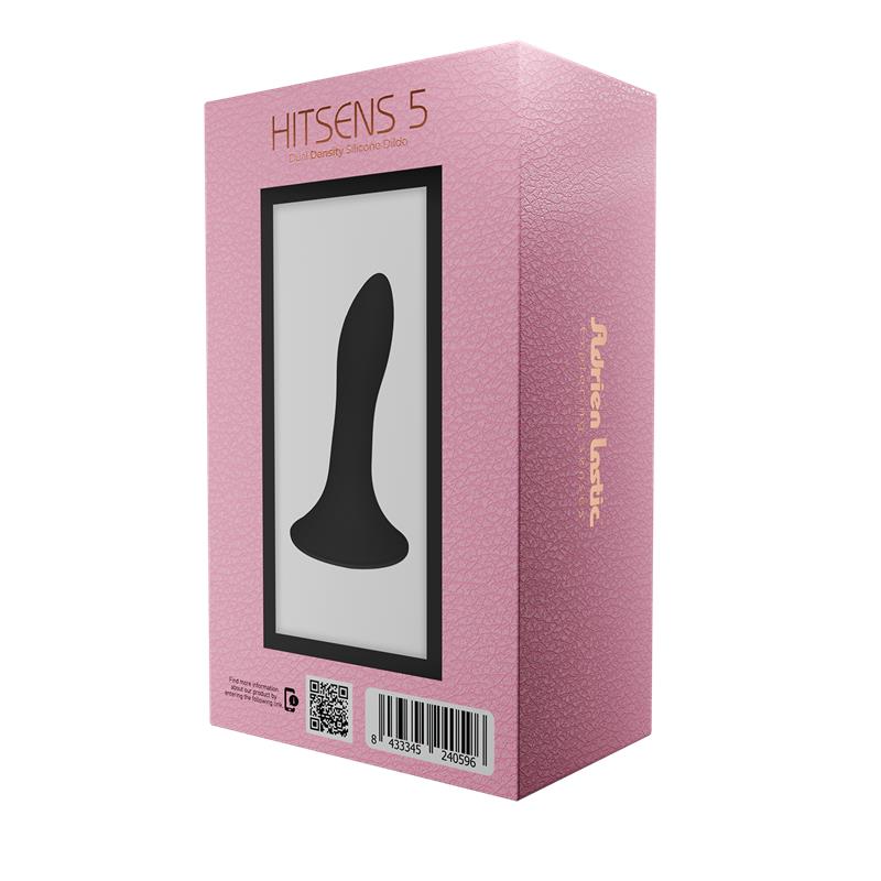 Dildo Hitsens 5 Doble Densidad Negro - Imagen 5