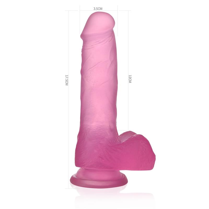 Dildo Jelly Studs 7 Rosa - Imagen 7