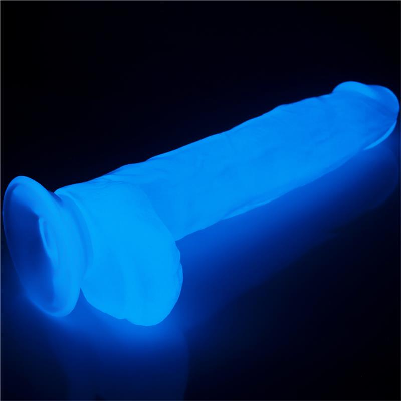 Dildo Lumino 10 Luz Azul - Imagen 3