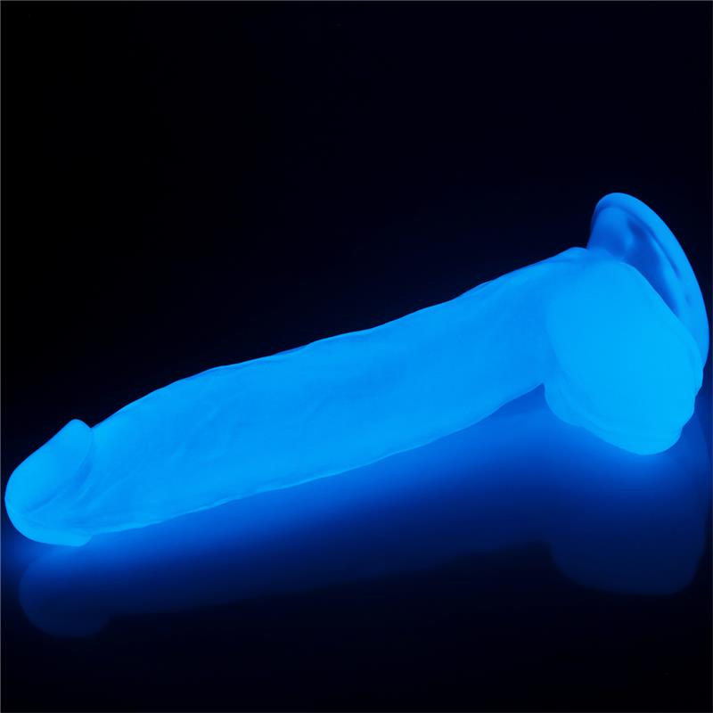 Dildo Lumino 10 Luz Azul - Imagen 4