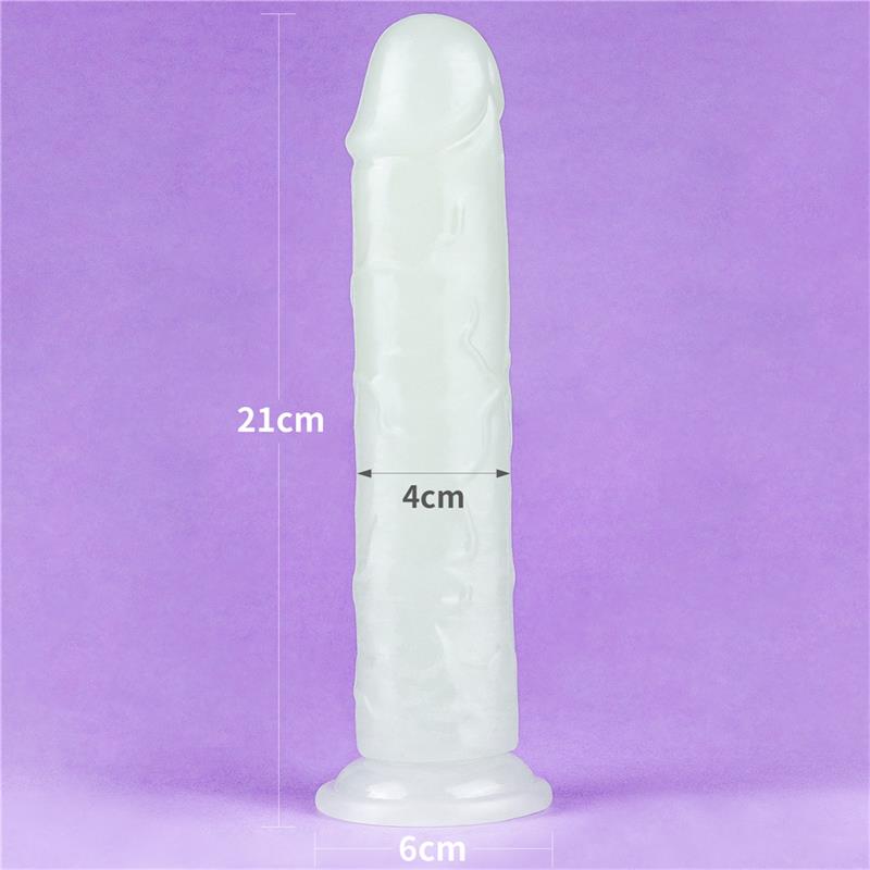 Dildo Lumino 8 Luz Azul - Imagen 9
