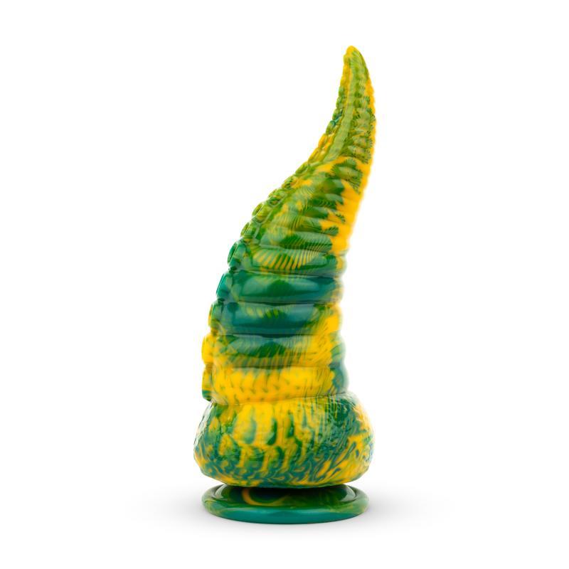 Dildo Tentacle Delight Verde y Amarillo 22.4 cm - 8.8 - Imagen 4