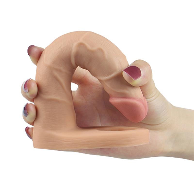 Dildo The Ultra Soft Double 7 Natural - Imagen 2