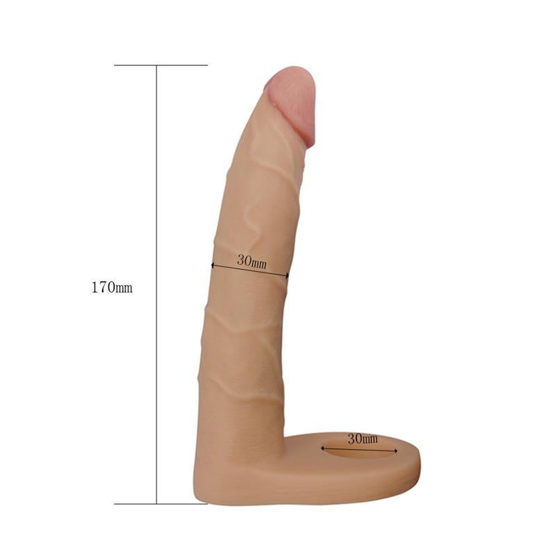 Dildo The Ultra Soft Double 7 Natural - Imagen 6