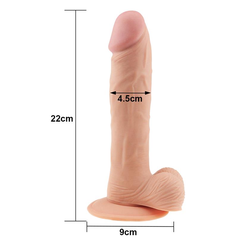 Dildo The Ultra Soft Dude 9 Natural - Imagen 6