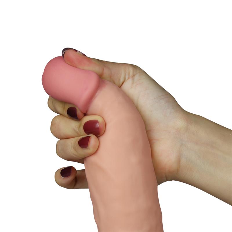Dildo The Ultra Soft Dude con Vibración 7.5 Natural - Imagen 3