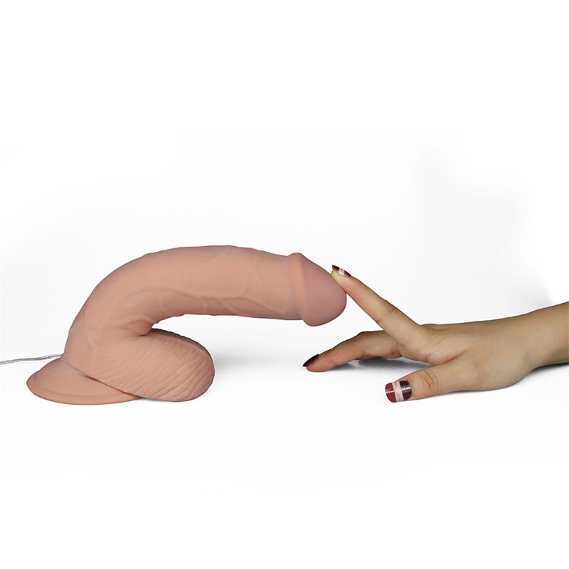 Dildo The Ultra Soft Dude con Vibración 8.8 Natural - Imagen 4