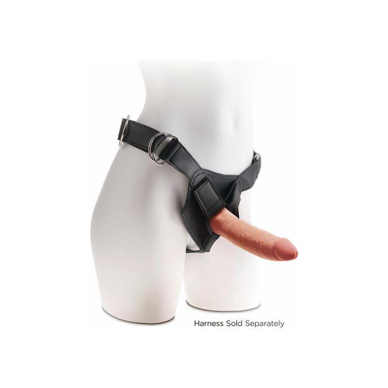 Dildo Triple Densidad 7 Caramelo - Imagen 4