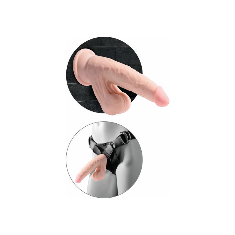 Dildo Triple Densidad Testículos Oscilantes 7 - Imagen 4