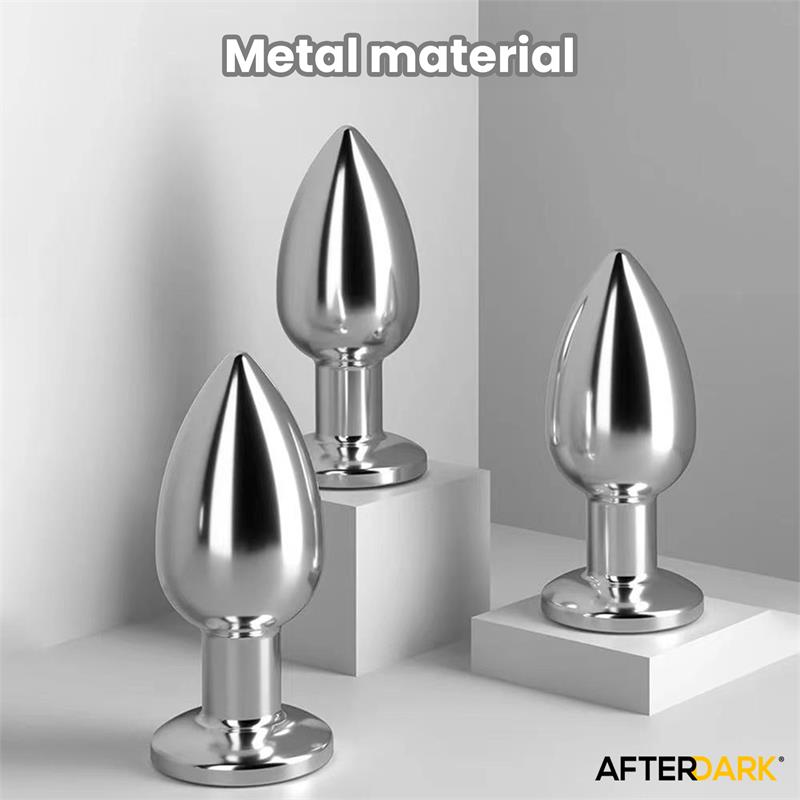 Dimpor Plug Anal Cromado con Vibración USB Magnético Talla M - Imagen 10