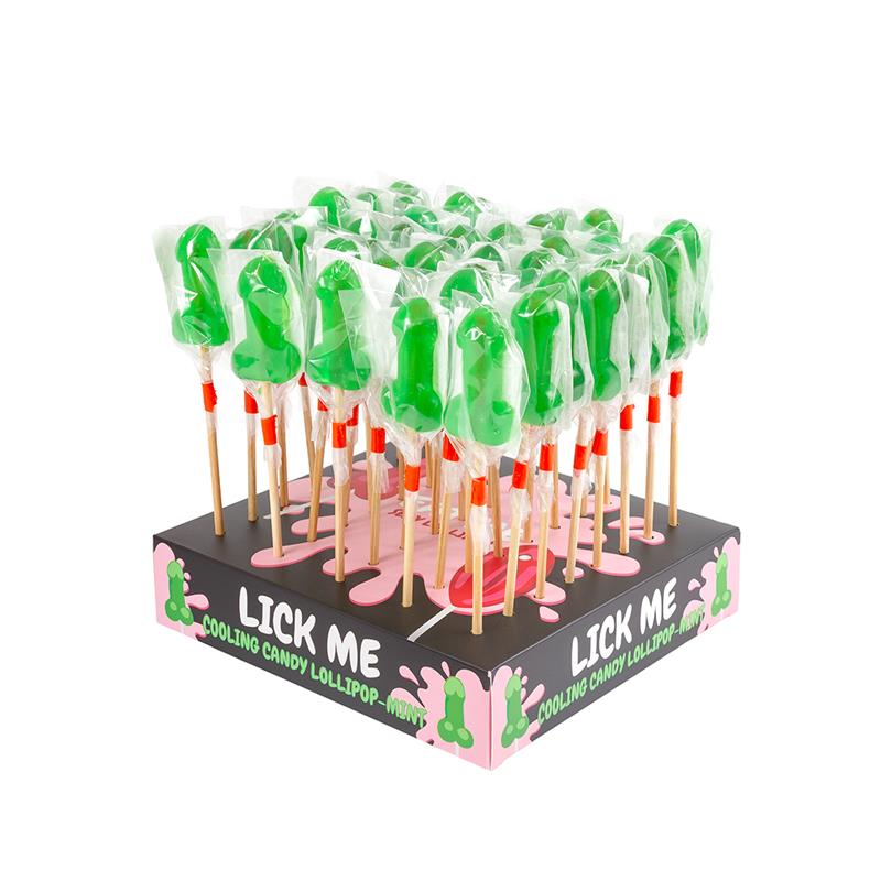 Display Piruletas Pene Menta Efecto Frío 40 Pcs. - Imagen 2