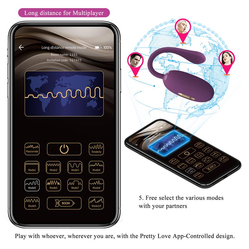 Doreen Huevo Vibrador con Electro Shock y App - Imagen 15