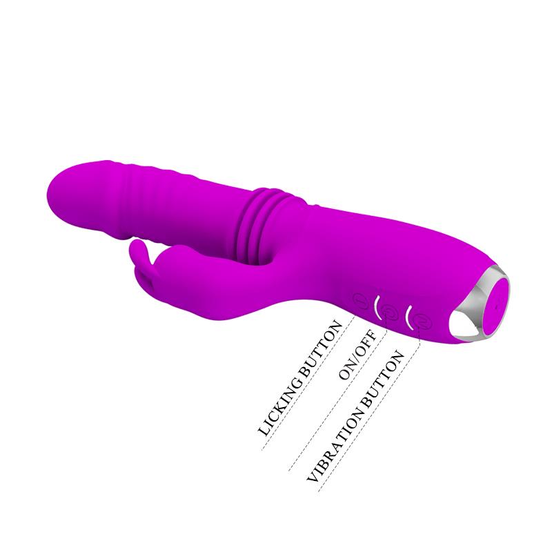 Dorothy Vibrador con Función Up and Down USB Púrpura - Imagen 9