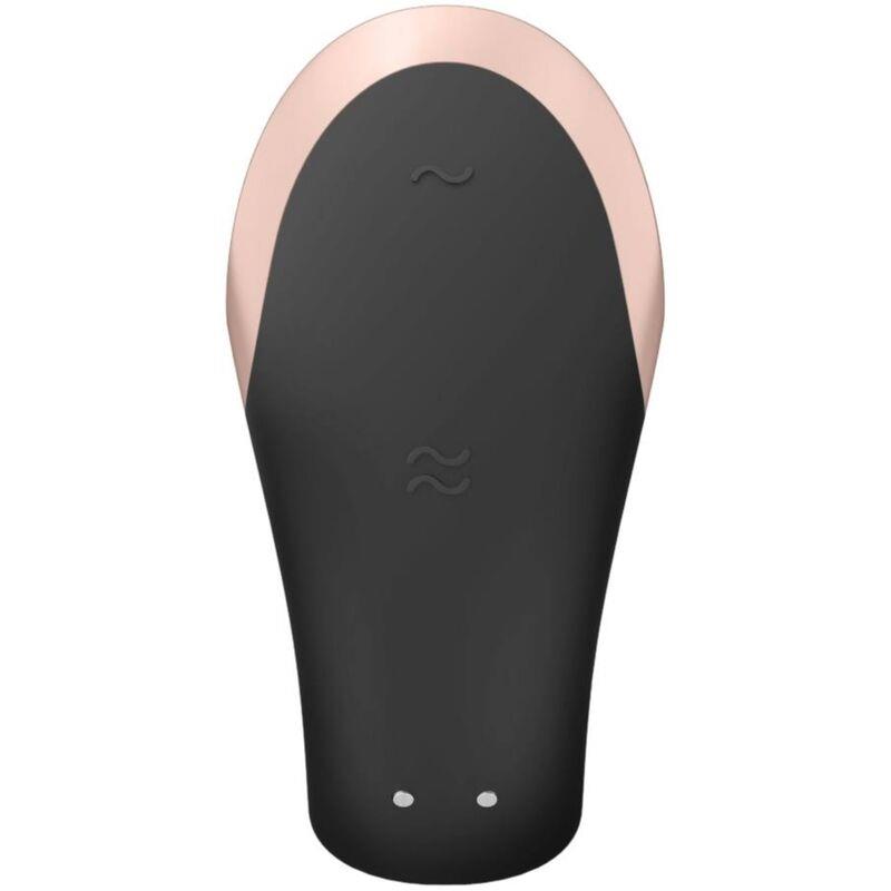 Double Love Luxury Vibrador Para Parejas con App Negro - Imagen 5