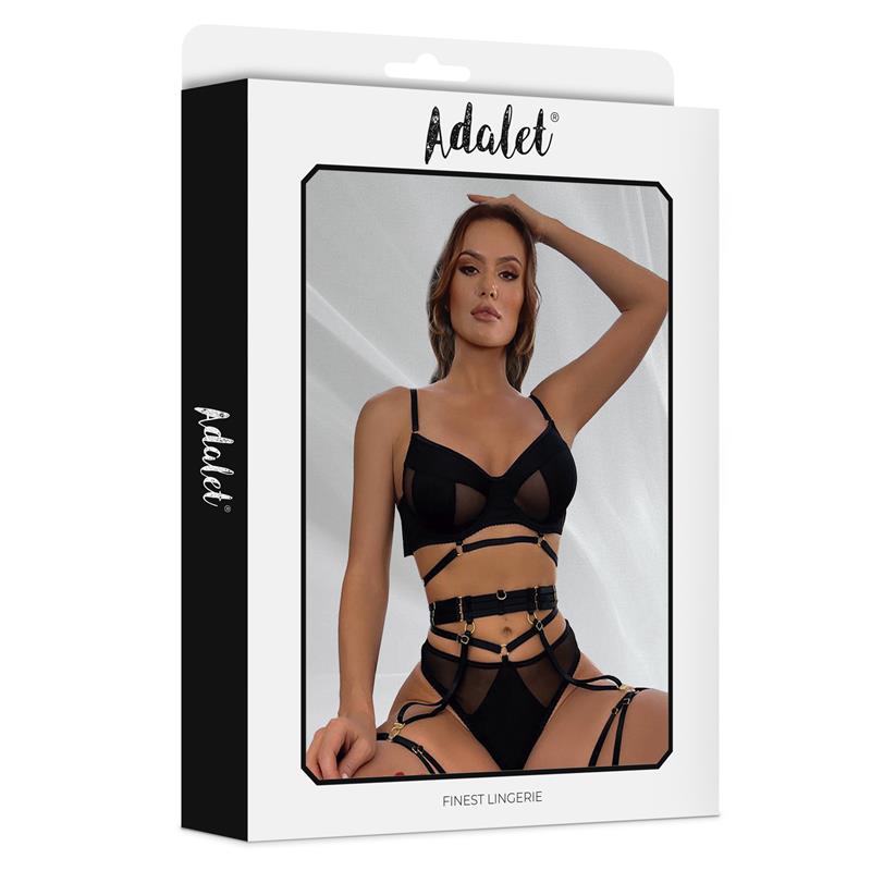 Ellie Set Sujetador, Tanga, Liguero y Ligas - Imagen 5