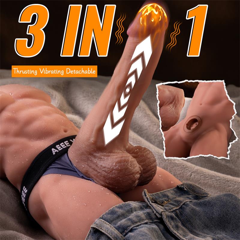 Ely Torso con Dildo Desmontable, Thrusting y APP 4.1 kg - Imagen 5