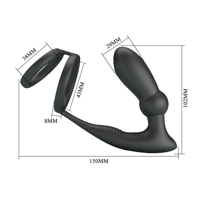Emoni Anillo Vibrador para el Pene y Plug Anal - Imagen 8