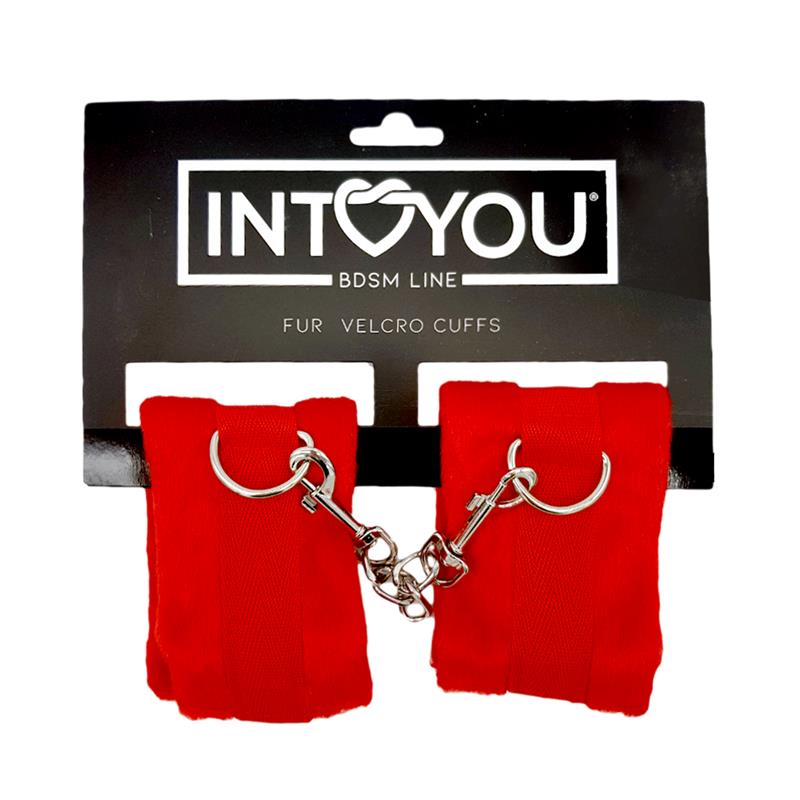 Esposas de Tela con Velcro para Muñecas con Pelo Largo Rojo - Imagen 6