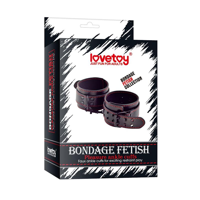 Esposas de Tobillos Bondage Negro - Imagen 7