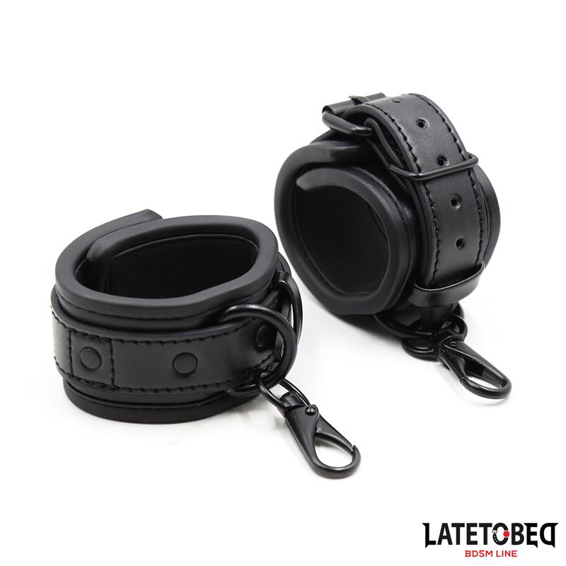 Esposas Neopreno Ajustables Negro - Imagen 2