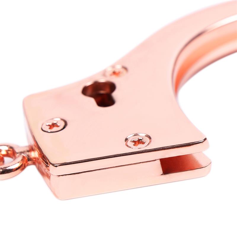 Esposas Oro Rosa con Llaves de Calavera - Imagen 9
