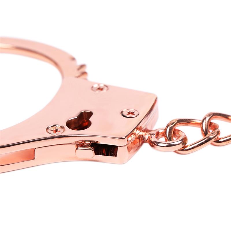 Esposas Oro Rosa con Llaves de Calavera - Imagen 10