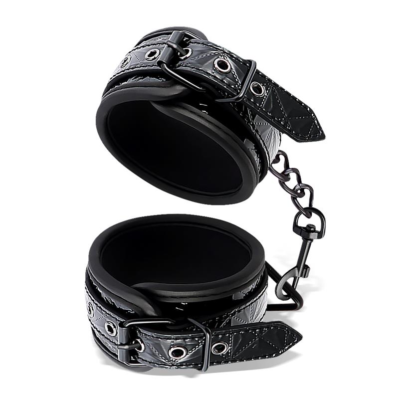 Esposas para Tobillo Ajustable Sapphire Cuero Vegano - Imagen 2