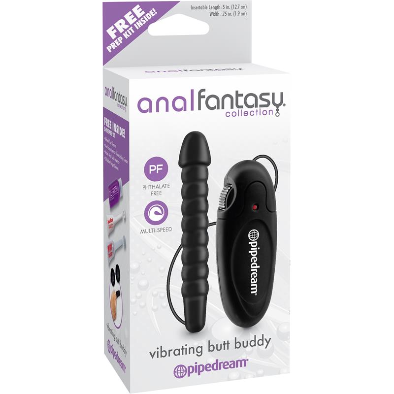 Estimulador Anal con Vibración Butt Buddy Negro - Imagen 2