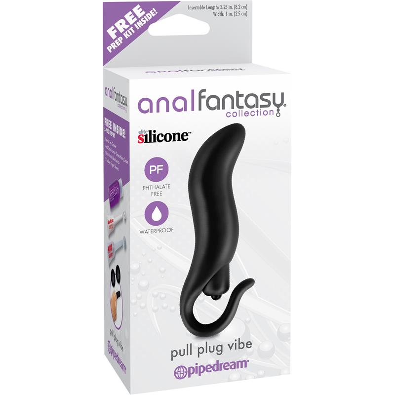 Estimulador Anal con Vibración Pull Plug Vibe Negro - Imagen 4