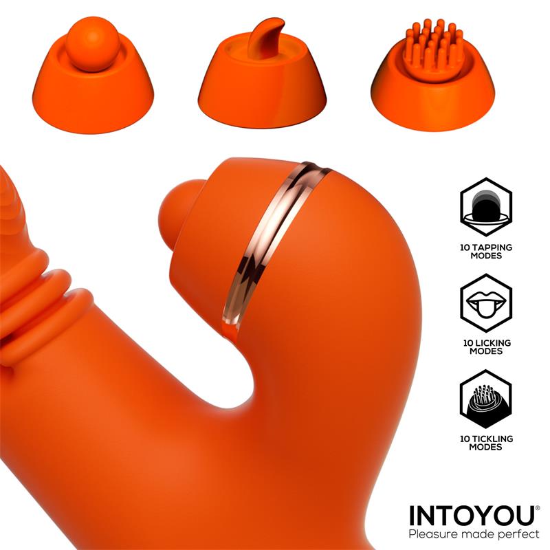 Ethan Vibrador Masaje 360º para el Punto G y Cabezales Intercambiables - Imagen 4