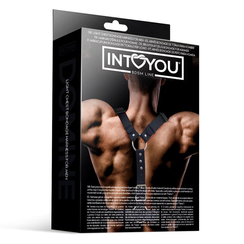Fabrio Arnés Masculino para Bondage Cuero Vegano - Imagen 5