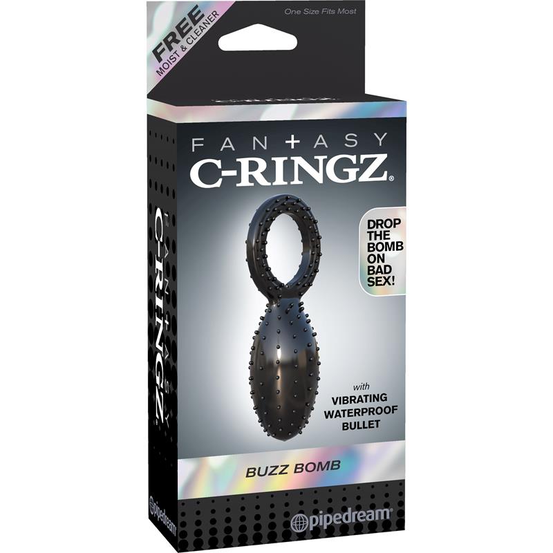 Fantasy C-Ringz Anillo Buzz Bomb Negro - Imagen 3