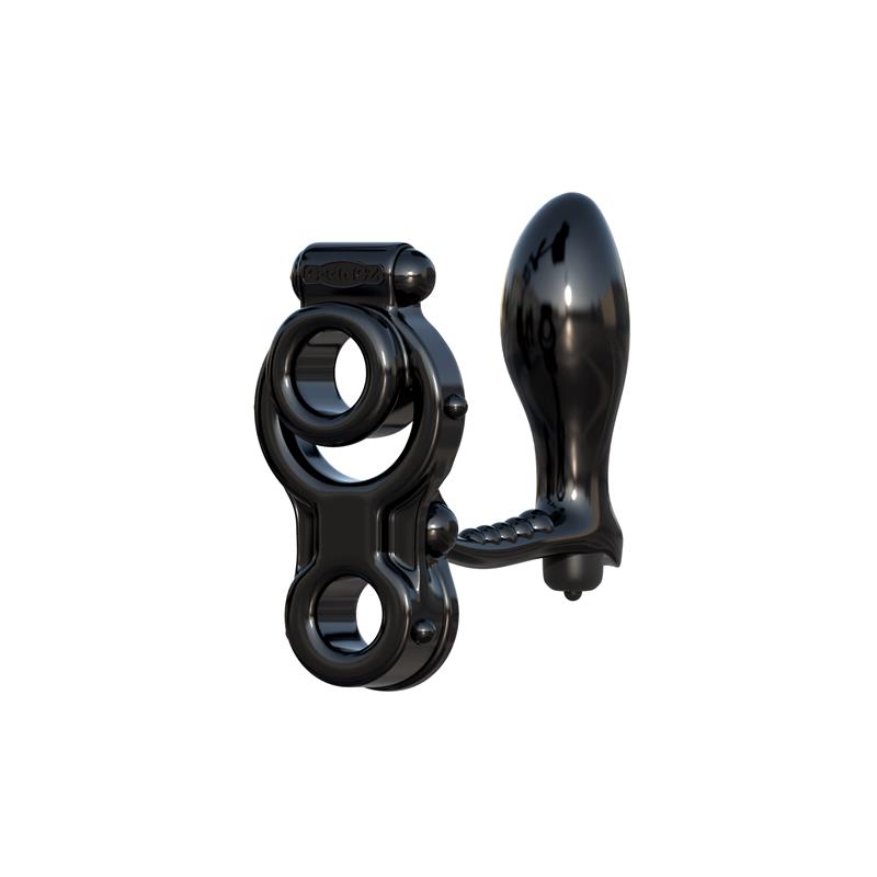 Fantasy C-Ringz Anillo con Plug Anal Ironman Negro - Imagen 7