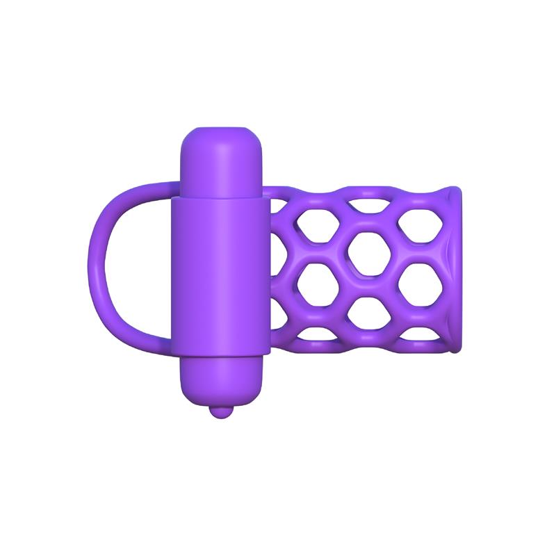 Fantasy C-Ringz Anillo Vibrador Jaula para Parejas Púrpura - Imagen 6