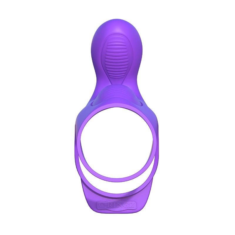 Fantasy C-Ringz Anillo Vibrador para Parejas Ultimate Cage Púrpura - Imagen 5