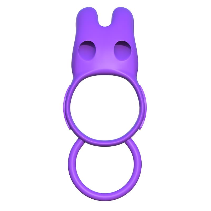 Fantasy C-Ringz Anillo Vibrador Rabbit Doble Púrpura - Imagen 5