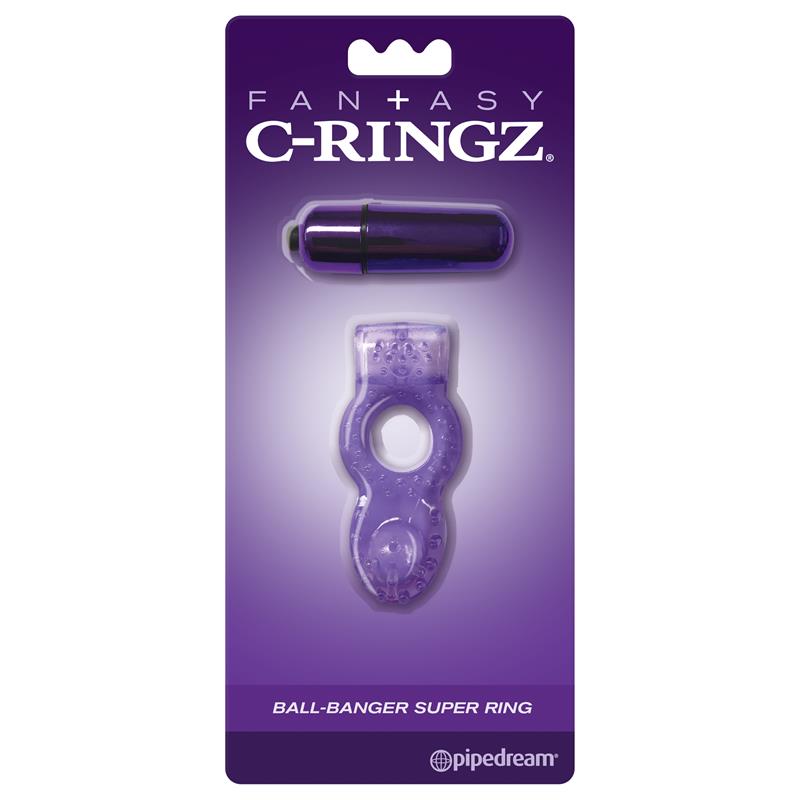 Fantasy C-Ringz Super Anillo Ball-Banger Púrpura - Imagen 3