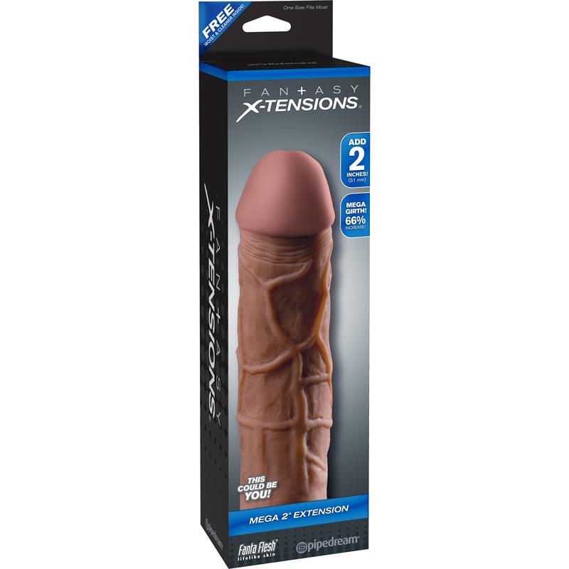 Fantasy X-tensions Mega 5,1 cm Extensión - Color Marrón - Imagen 3