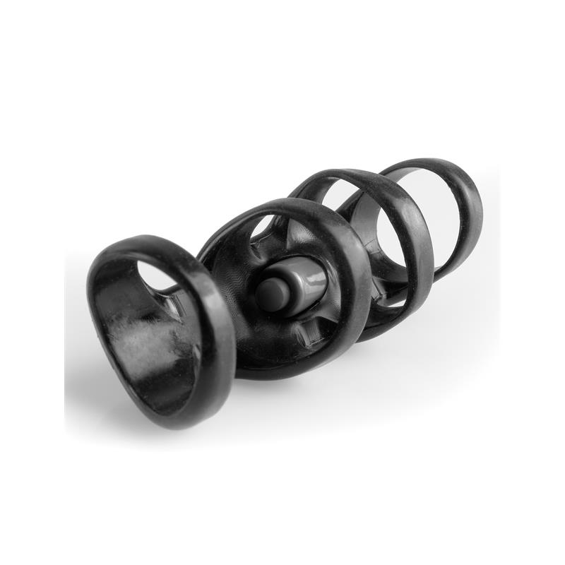 Fantasy X-tensions Vibrating Power Cage-Black - Imagen 3