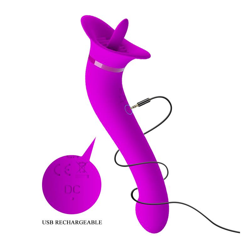Faust Vibrador con Lengua Estimuladora USB - Imagen 7