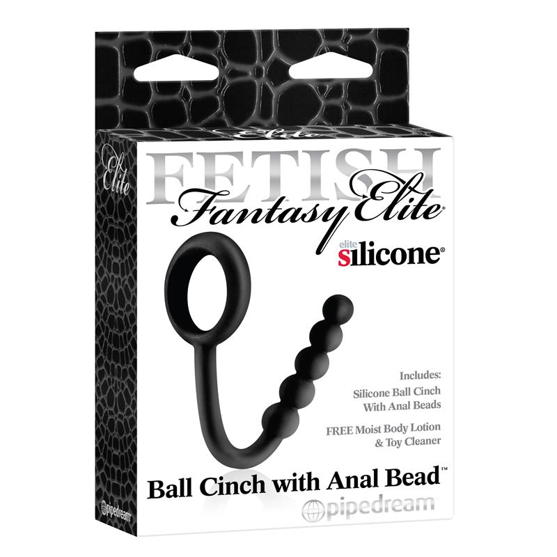 Fetish Fantasy Elite Perlas Anales con Anillo Testicular Negro - Imagen 2