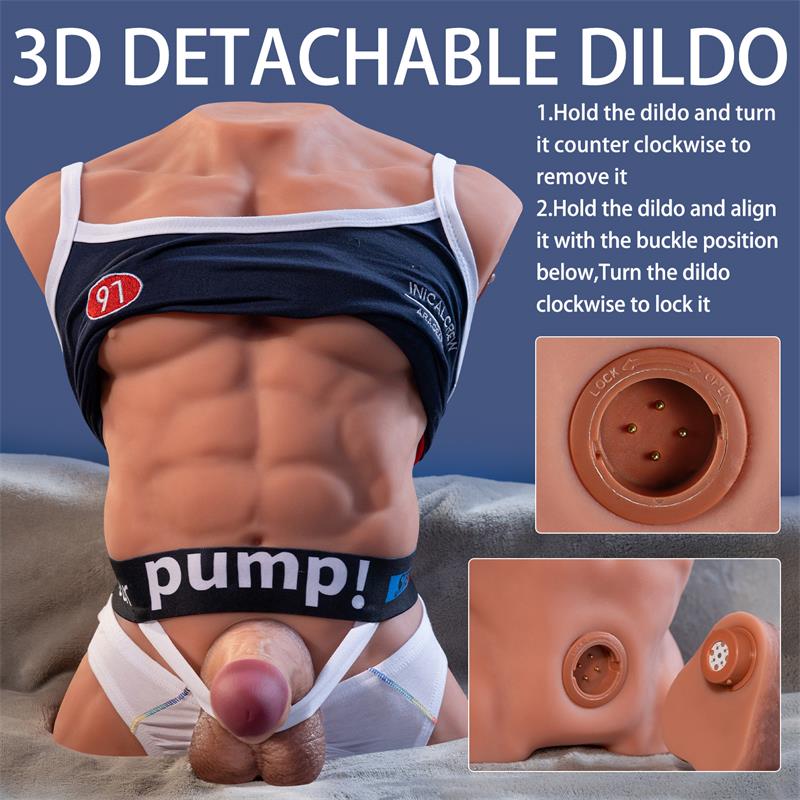 Fitter Torso con Dildo Desmontable, Thrusting y APP 11.6 kg - Imagen 13