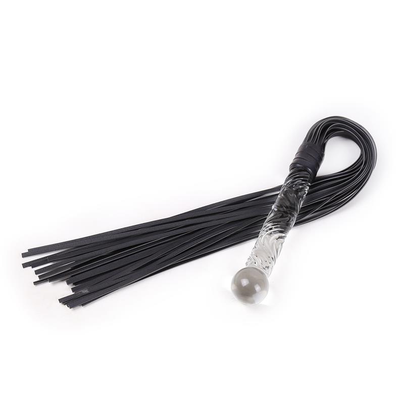 Flogger con Mango de Cristal 70 cm - Imagen 3