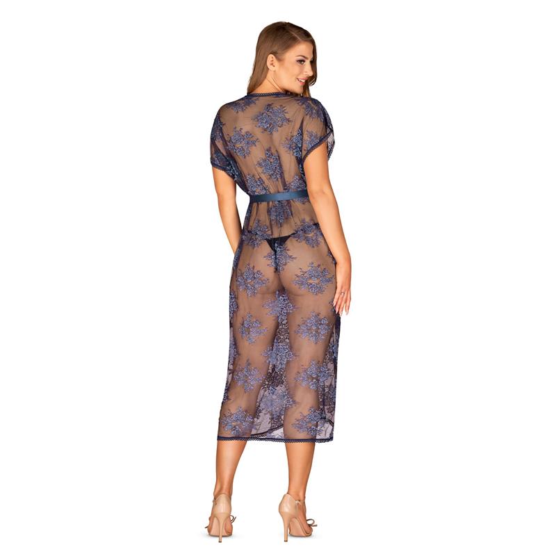 Flowlace Kimono Azul Turquesa - Imagen 2