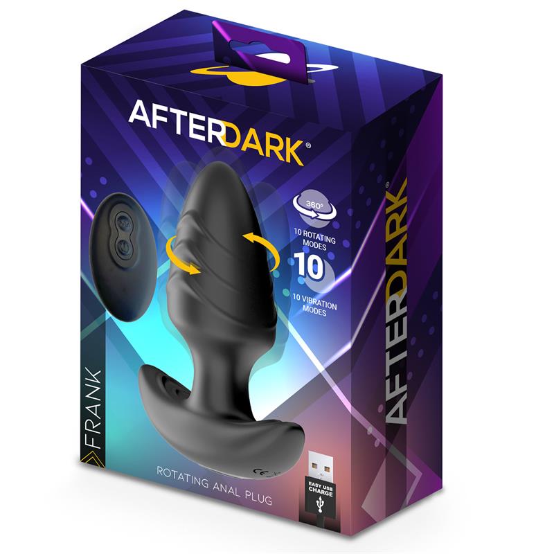 Frank Plug Anal con Vibración y Rotación 360º y Control Remoto - Imagen 8