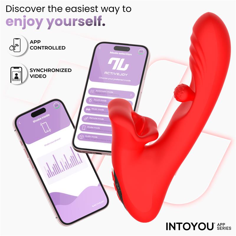 Franky Vibrador con Biting y Bola Rotativa con APP - Imagen 3