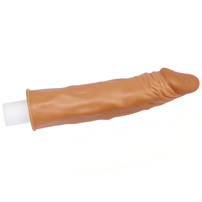 Funda para el Pene Add 2 Pleasure X Tender Marrón - Imagen 2